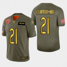 Chicago Chicago Bears #21 Ha Ha Clinton-Dix Mens Nike Olive Gold 2019 Salute to Service Limited NFL 100 Jersey