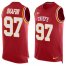 Nike Kansas City Chiefs #97 Alex Okafor Red Team Color Mens Stitched NFL Limited Tank Top Jersey