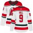 Adidas New Jersey Devils #9 Taylor Hall White Alternate Authentic Womens Stitched NHL Jersey