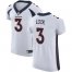 Nike Denver Broncos #3 Drew Lock White Mens Stitched NFL Vapor Untouchable Elite Jersey