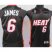 Kids Miami Heat 6 LeBron James Black Jersey Cheap