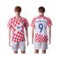 Croatia #9 Kramaric Home Soccer Country Jersey