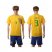 Brazil #3 T.Silva Home Soccer Country Jersey