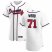 Atlanta Braves #71 Jacob Webb Mens Nike White Home 2020 Authentic Player MLB Jersey