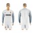 Monaco Blank White Goalkeeper Long Sleeves Soccer Club Jersey
