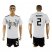 Germany #2 Mustafi White Home Soccer Country Jersey