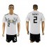 Germany #2 Mustafi White Home Soccer Country Jersey