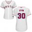 Los Angeles Angels #30 Nolan Ryan White Home Womens Stitched MLB Jersey