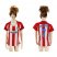 Womens Atletico Madrid #7 Griezmann Home Soccer Club Jersey