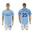 Manchester City #25 Fernandinho Home Soccer Club Jersey
