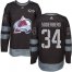 Adidas Colorado Avalanche #34 Carl Soderberg Black 1917-2017 100th Anniversary Stitched NHL Jersey