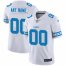 Detroit Lions Custom Nike White Team Logo Vapor Limited NFL Jersey