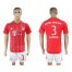 Bayern Munchen #3 Alonso Home Soccer Club Jersey