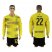 Dortmund #22 Pulisic Home Long Sleeves Soccer Club Jersey