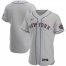New York Mets Mens Nike Gray Road 2020 Authentic Official Team MLB Jersey