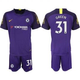 Chelsea #31 Green Purple Goalkeeper Soccer Club Jersey