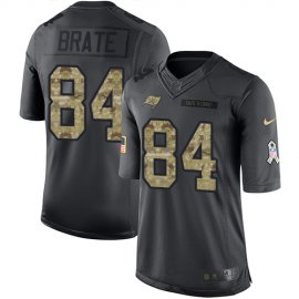 Nike Tampa Bay Buccaneers #84 Cameron Brate Black Mens Stitched NFL Limited 2016 Salute to Service Jersey