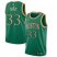 Mens Nike Boston Celtics #33 Larry Bird Green NBA Swingman City Edition 2019 20 Jersey