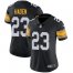 Nike Pittsburgh Steelers #23 Joe Haden Black Alternate Womens Stitched NFL Vapor Untouchable Limited Jersey