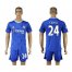 Chelsea #24 Cahill Home Soccer Club Jersey