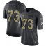 Nike Arizona Cardinals #73 Max Garcia Black Mens Stitched NFL Limited 2016 Salute to Service Jersey