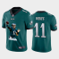 Philadelphia Eagles #11 Carson Wentz Mens Nike Player Signature Moves 3 Vapor Limited NFL Jersey Green