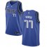 Womens Nike Dallas Mavericks #77 Luka Doncic Royal NBA Swingman Icon Edition Jersey