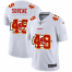 Kansas City Chiefs #49 Daniel Sorensen White Mens Nike Team Logo Dual Overlap Limited NFL Jersey