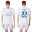 Real Madrid #22 Isco White Home Soccer Club Jersey