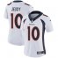 Nike Denver Broncos #10 Jerry Jeudy White Womens Stitched NFL Vapor Untouchable Limited Jersey