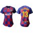 Womens Barcelona #13 Cillessen Home Soccer Club Jersey