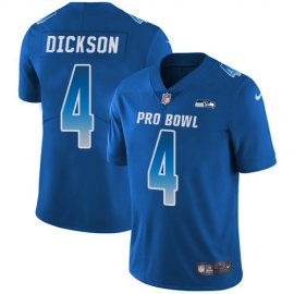 Nike Seattle Seahawks #4 Michael Dickson Royal Mens Stitched NFL Limited NFC 2019 Pro Bowl Jersey