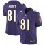 Nike Baltimore Ravens #81 Hayden Hurst Purple Team Color Youth Stitched NFL Vapor Untouchable Limited Jersey