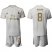 Real Madrid #8 Kroos White Home Soccer Club Jersey