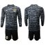 Argentina Blank Black Long Sleeves Goalkeeper Soccer Country Jersey