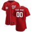 Washington Nationals Custom Mens Nike Red Alternate 2020 Authentic Player MLB Jersey