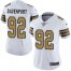Nike New Orleans Saints #92 Marcus Davenport White Womens Stitched NFL Limited Rush Jersey