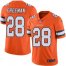 Nike Denver Broncos #28 Royce Freeman Orange Mens Stitched NFL Limited Rush Jersey