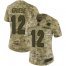 Nike Miami Dolphins #12 Bob Griese Camo Womens Stitched NFL Limited 2018 Salute to Service Jersey