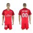 Paris Saint-Germain Personalized Red Soccer Club Jersey