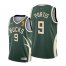 Nike Milwaukee Bucks #9 Bobby Portis Youth 2021 NBA Finals Champions Swingman Earned Edition Jersey Green Youth
