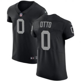Nike Las Vegas Raiders #0 Jim Otto Black Team Color Mens Stitched NFL Vapor Untouchable Elite Jersey
