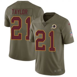 Nike Washington Football Team #21 Sean Taylor Olive Youth Stitched NFL Limited 2017 Salute to Service Jersey