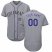 Colorado Rockies Majestic Alternate Flex Base Authentic Collection Custom Jersey Gray