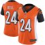 Nike Cincinnati Bengals #24 Vonn Bell Orange Alternate Womens Stitched NFL Vapor Untouchable Limited Jersey
