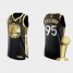 Golden State Golden State Warriors #95 Juan Toscano-Anderson Mens Nike Golden Black 2021-22 NBA Finals Champions Authentic Jersey Mens