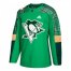 Adidas Pittsburgh Penguins Blank adidas Green St. Patricks Day Authentic Practice Stitched NHL Jersey