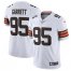 Cleveland Browns #95 Myles Garrett Mens Nike White 2020 Vapor Limited Jersey