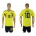 Colombia #10 James Home Soccer Country Jersey