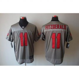 Nike Arizona Cardinals #11 Larry Fitzgerald Grey Shadow Mens Stitched NFL Elite Jersey